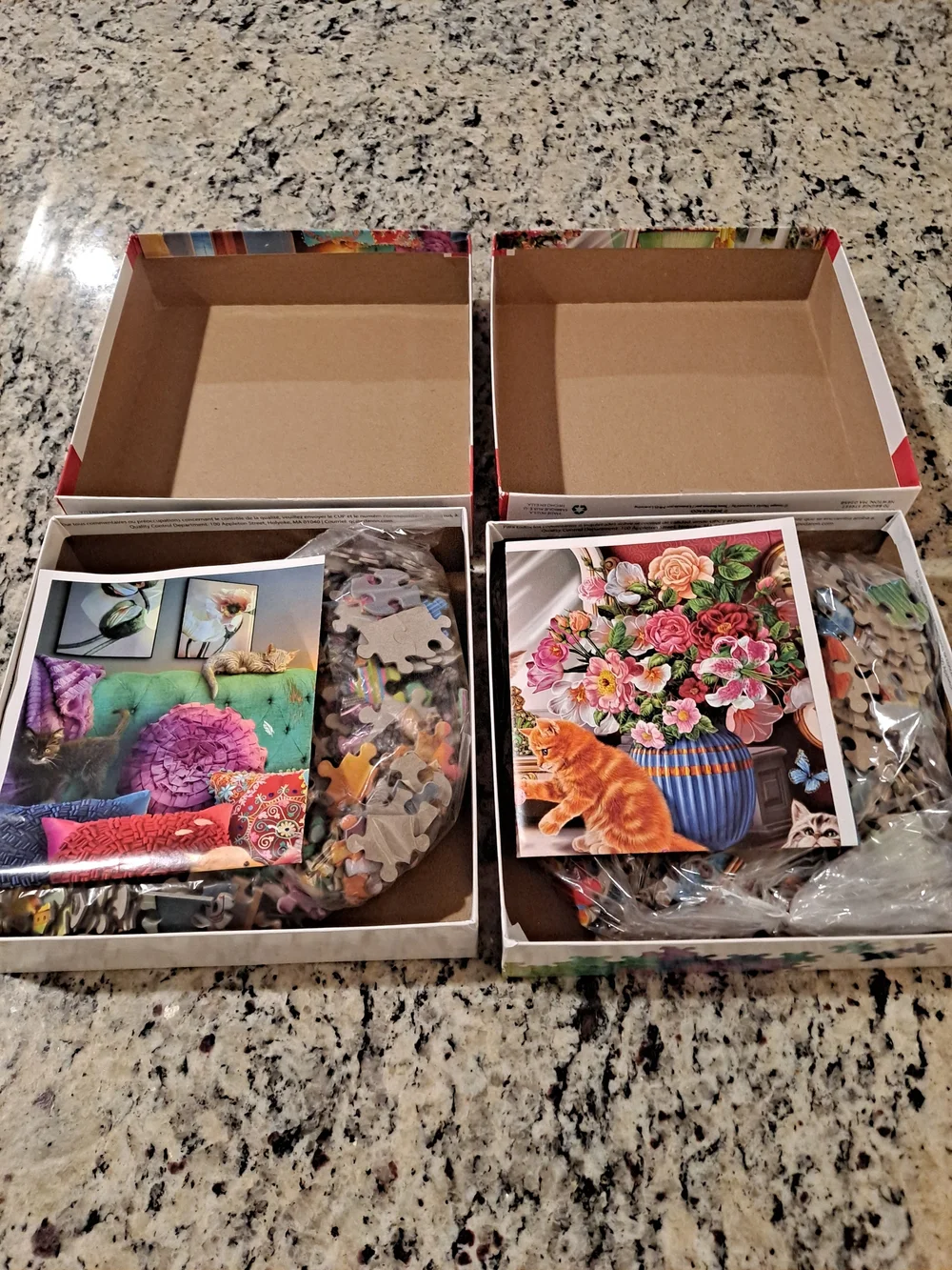 Ceaco Paws Gone Wild 550-Piece Jigsaw Puzzle - Cat Scenes
